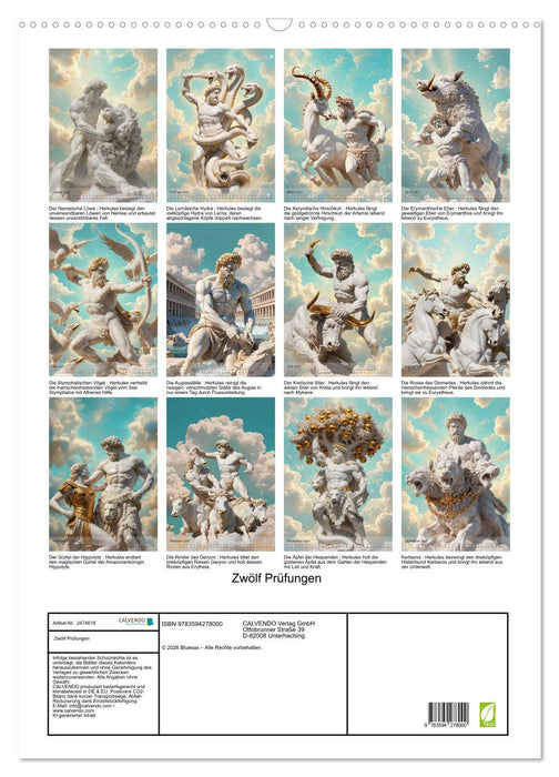 Zwölf Prüfungen (CALVENDO Wandkalender 2027)