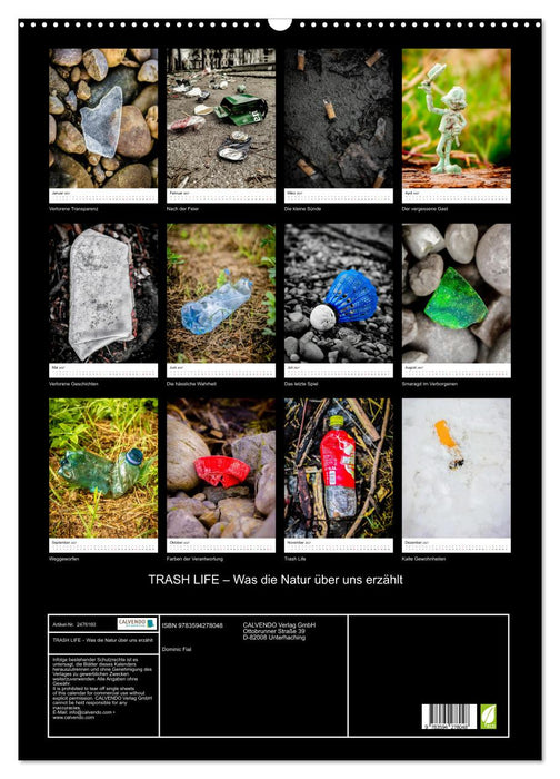 TRASH LIFE – Was die Natur über uns erzählt (CALVENDO Wandkalender 2027)