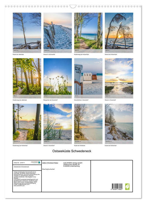 Ostseeküste Schwedeneck (CALVENDO Wandkalender 2027)