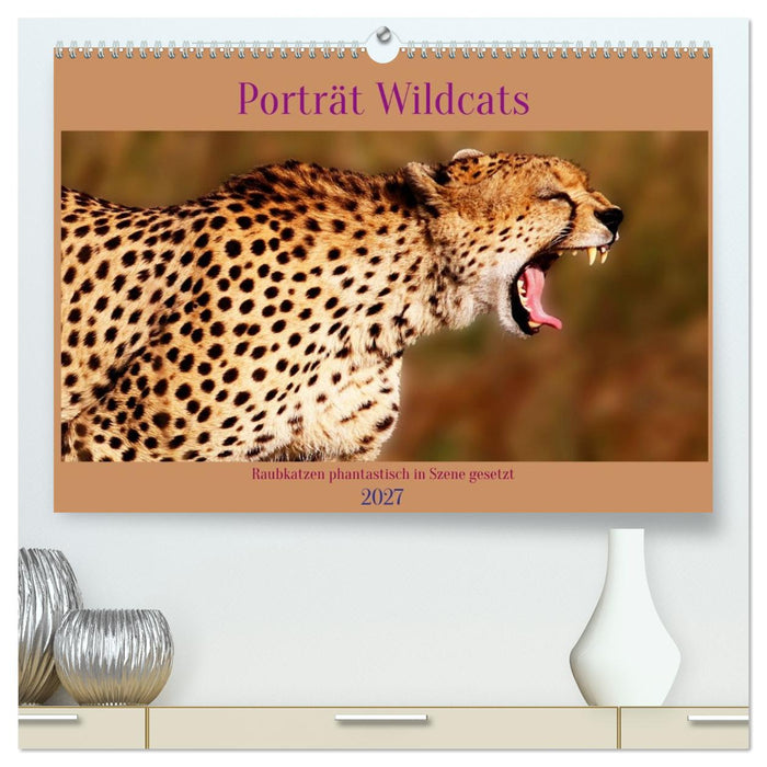 Porträt Wildcats (CALVENDO Premium Wandkalender 2027)