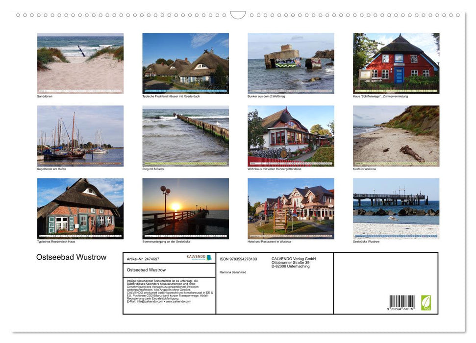 Ostseebad Wustrow (CALVENDO Wandkalender 2027)