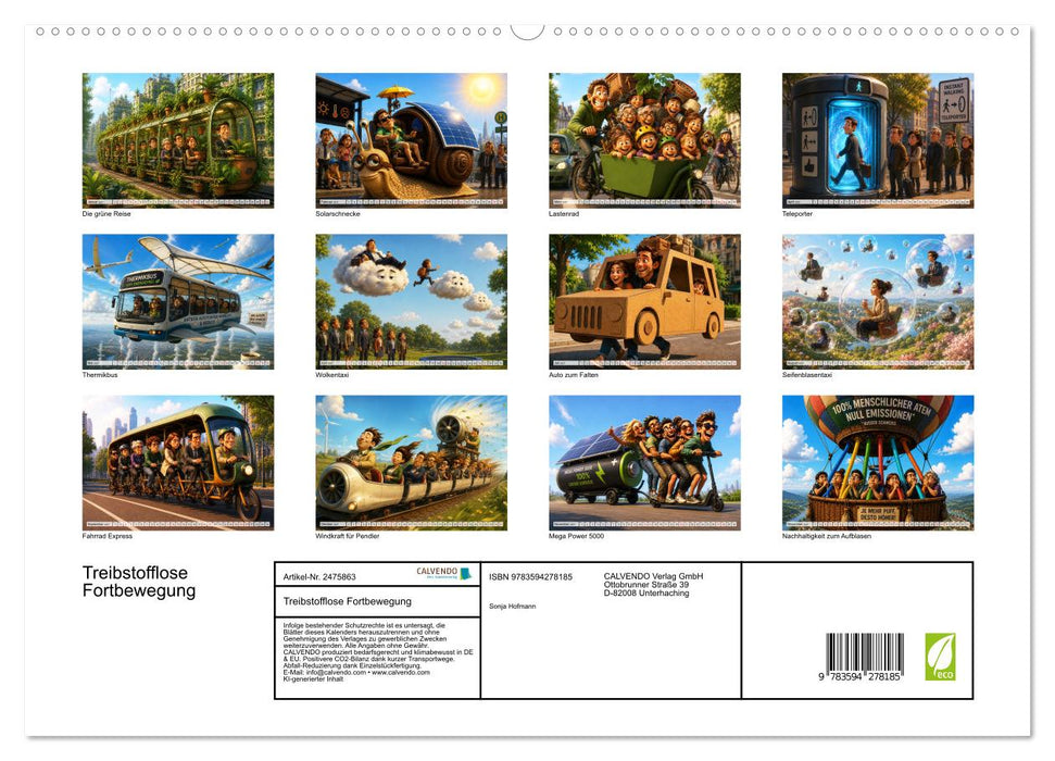 Treibstofflose Fortbewegung (CALVENDO Premium Wandkalender 2027)