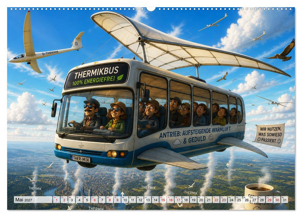 Treibstofflose Fortbewegung (CALVENDO Premium Wandkalender 2027)