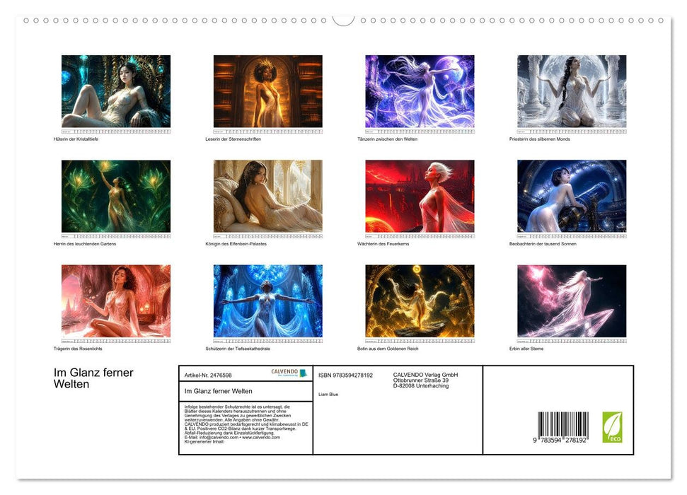Im Glanz ferner Welten (CALVENDO Premium Wandkalender 2027)