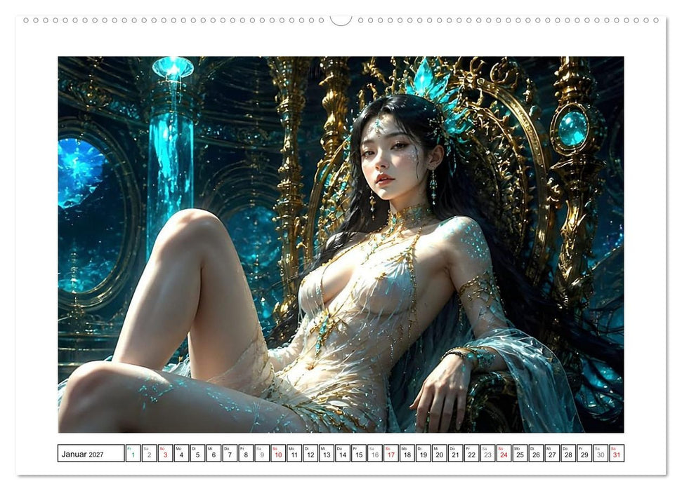 Im Glanz ferner Welten (CALVENDO Premium Wandkalender 2027)