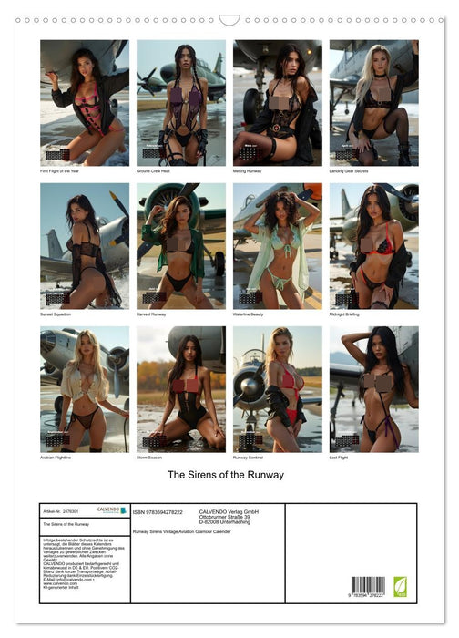 The Sirens of the Runway (CALVENDO Wandkalender 2027)