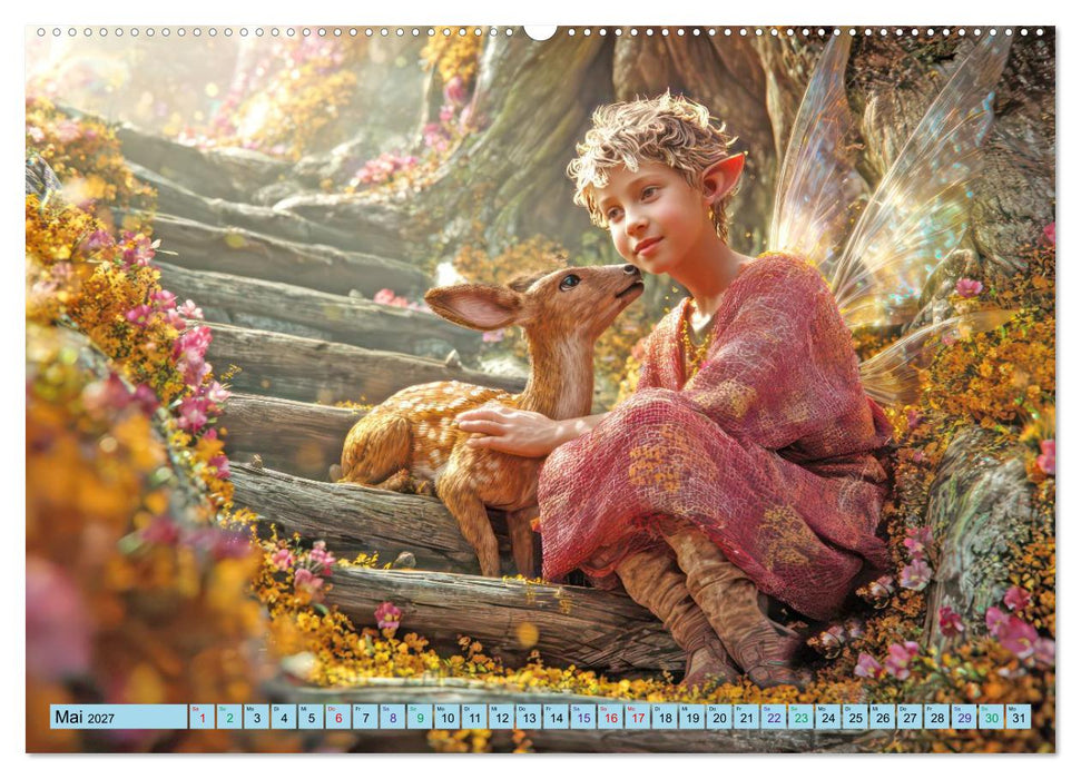 Elfenwelt - Magische Fabelwesen (CALVENDO Premium Wandkalender 2027)