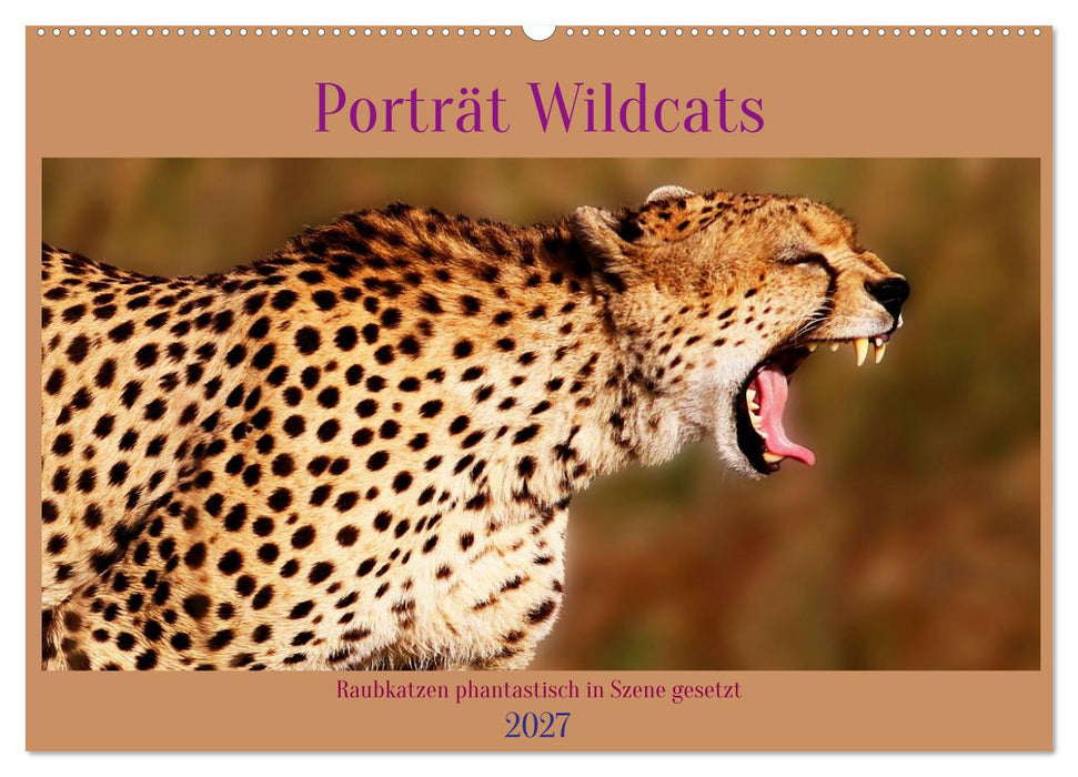 Porträt Wildcats (CALVENDO Wandkalender 2027)
