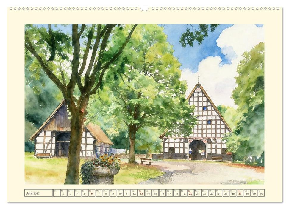 Kurstadt mit Charme - Bad Oeynhausen (CALVENDO Premium Wandkalender 2027)