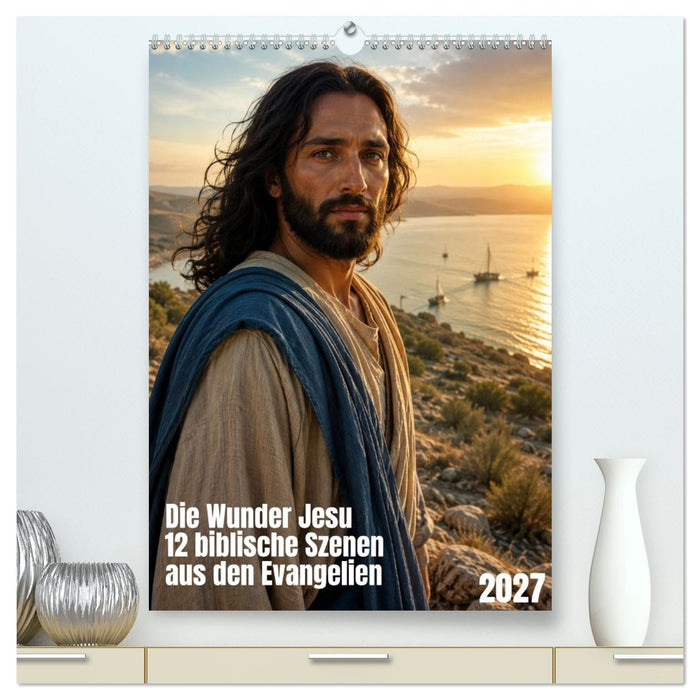 Die Wunder Jesu - 12 biblische Szenen aus den Evangelien (CALVENDO Premium Wandkalender 2027)