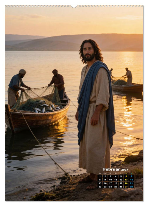 Die Wunder Jesu - 12 biblische Szenen aus den Evangelien (CALVENDO Premium Wandkalender 2027)