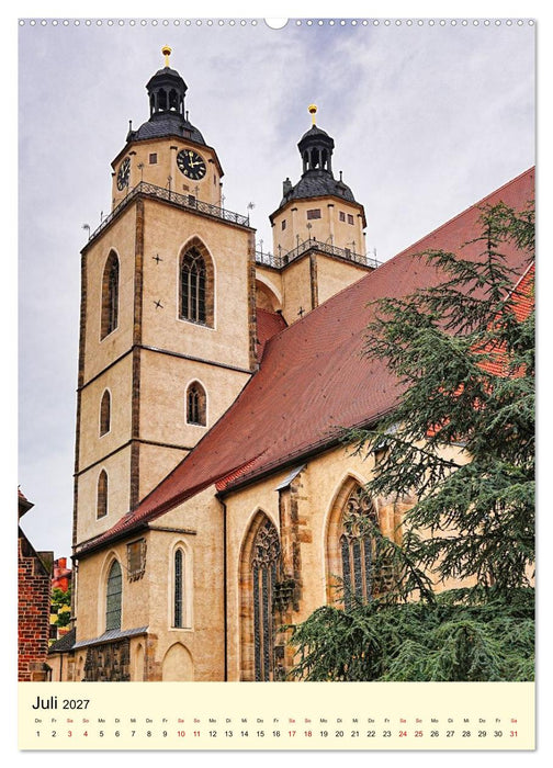 Luthergedenkstätten in Eisleben und Wittenberg (CALVENDO Premium Wandkalender 2027)