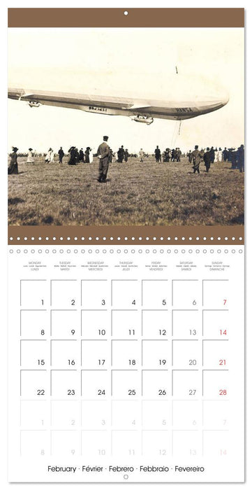 Airships – Zeppelins on historic postcards (CALVENDO Monthly Calendar 2027)