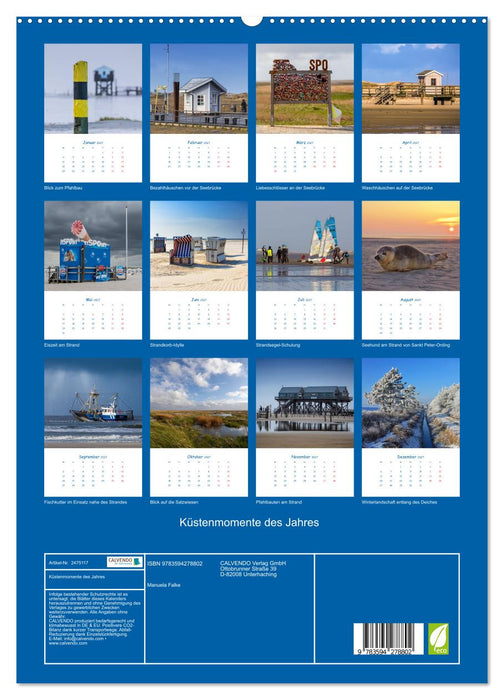 Küstenmomente des Jahres (CALVENDO Premium Wandkalender 2027)