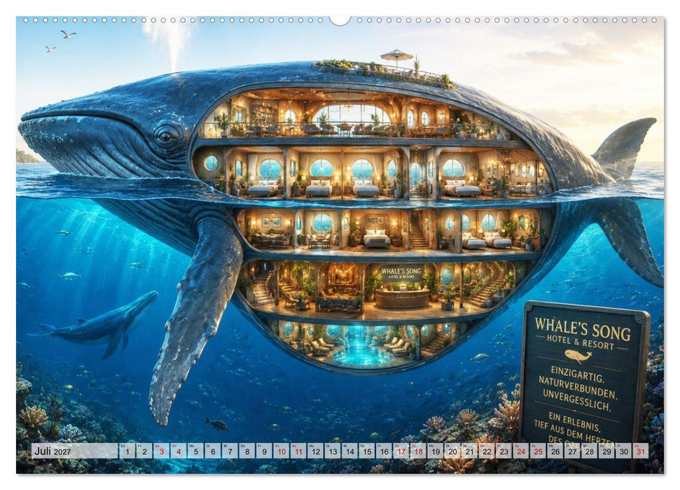 Die verrücktesten Urlaubsdestinationen (CALVENDO Premium Wandkalender 2027)