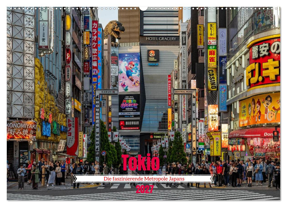 Tokio. Die faszinierende Metropole Japans (CALVENDO Wandkalender 2027)