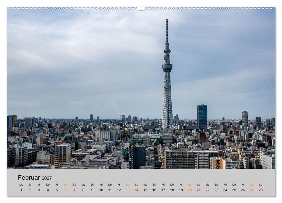 Tokio. Die faszinierende Metropole Japans (CALVENDO Wandkalender 2027)
