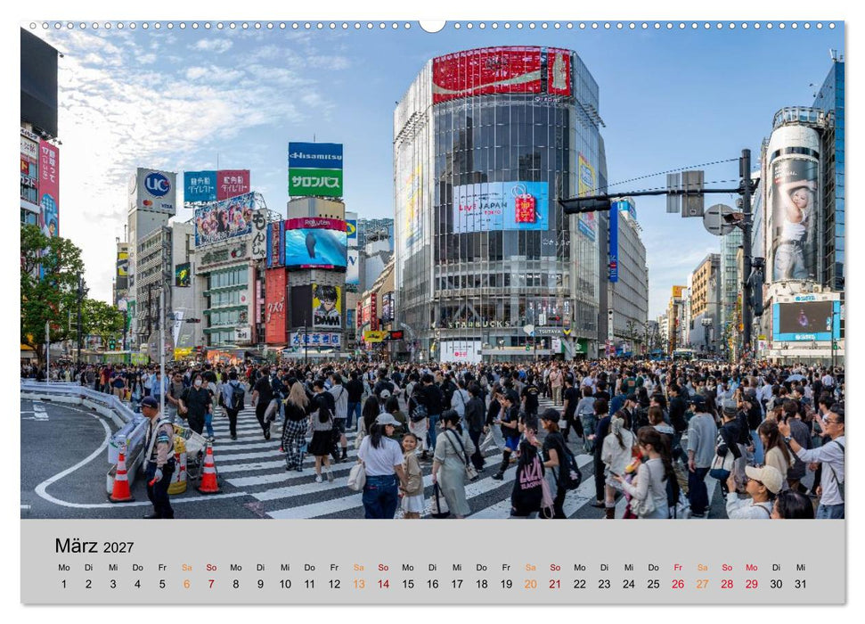Tokio. Die faszinierende Metropole Japans (CALVENDO Wandkalender 2027)