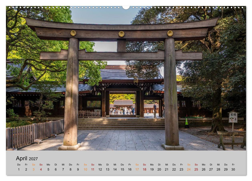 Tokio. Die faszinierende Metropole Japans (CALVENDO Wandkalender 2027)
