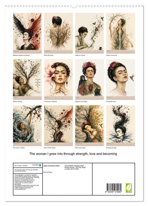 The woman I grew into through strength, love and becoming (CALVENDO Premium-Calendar 2027)