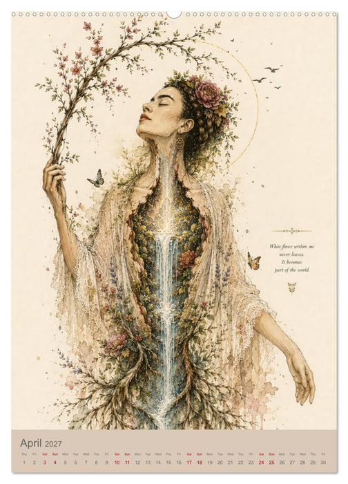 The woman I grew into through strength, love and becoming (CALVENDO Premium-Calendar 2027)