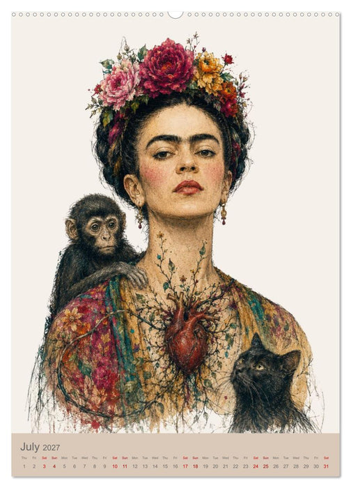 The woman I grew into through strength, love and becoming (CALVENDO Premium-Calendar 2027)