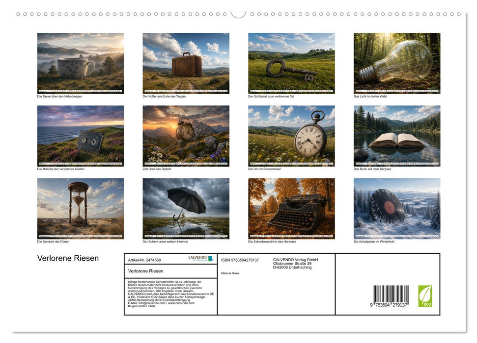 Verlorene Riesen (CALVENDO Premium Wandkalender 2027)