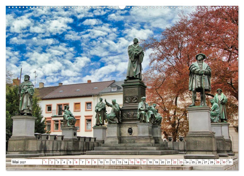 Martin Luther allüberall (CALVENDO Premium Wandkalender 2027)