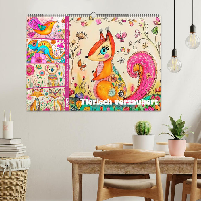 Tierisch verzaubert (CALVENDO Wandkalender 2027)
