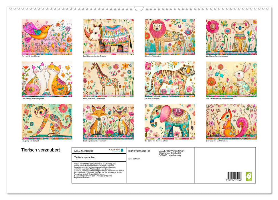 Tierisch verzaubert (CALVENDO Wandkalender 2027)