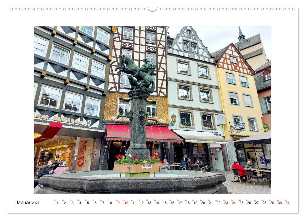 Cochem und Beilstein - Zwei Moselperlen (CALVENDO Premium Wandkalender 2027)