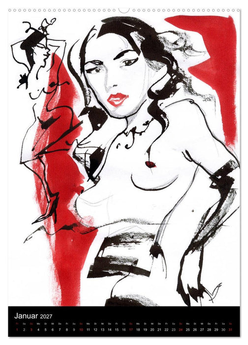 Burlesque - Quickies von Sara Horwath, der Klassiker (CALVENDO Wandkalender 2027)