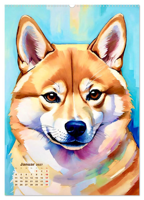 Der Shiba Inu (CALVENDO Premium Wandkalender 2027)