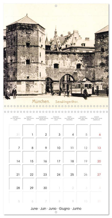 A stroll through Munich: The city on historic postcards (CALVENDO Monthly Calendar 2027)