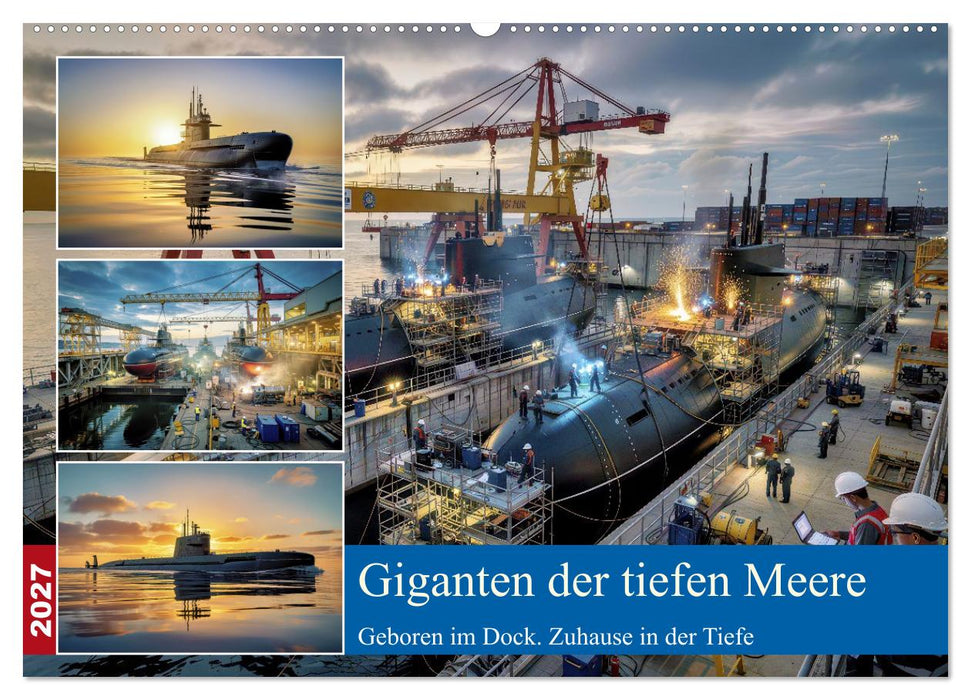 Giganten der tiefen Meere (CALVENDO Wandkalender 2027)
