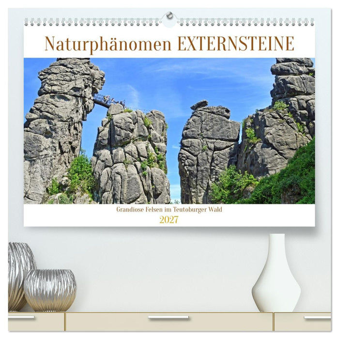 Naturphänomen Externsteine (CALVENDO Premium Wandkalender 2027)