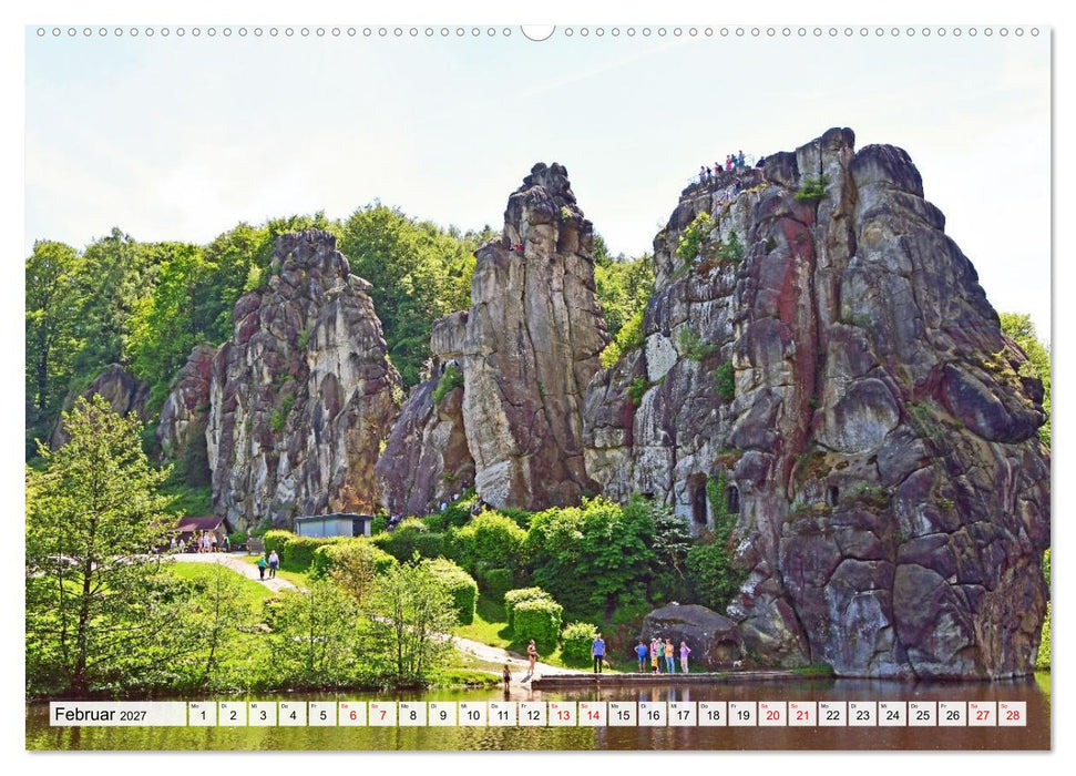 Naturphänomen Externsteine (CALVENDO Premium Wandkalender 2027)