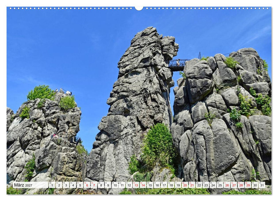 Naturphänomen Externsteine (CALVENDO Premium Wandkalender 2027)