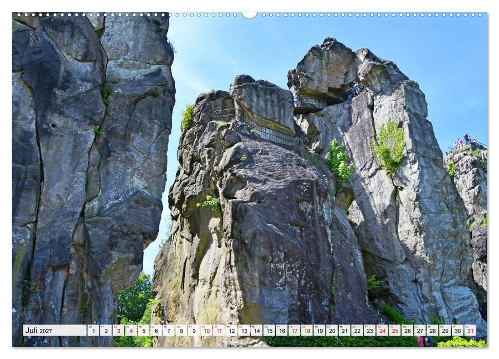 Naturphänomen Externsteine (CALVENDO Premium Wandkalender 2027)