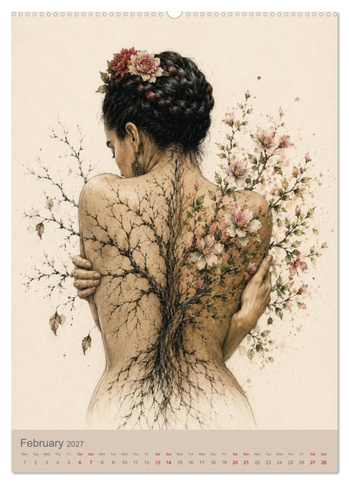 The woman I grew into through strength, love and becoming (CALVENDO Monthly Calendar 2027)