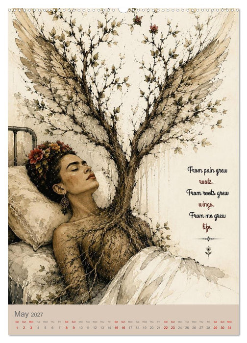 The woman I grew into through strength, love and becoming (CALVENDO Monthly Calendar 2027)
