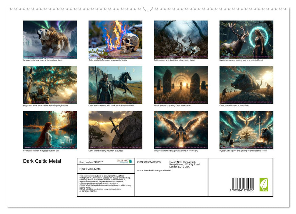 Dark Celtic Metal (CALVENDO Premium-Calendar 2027)