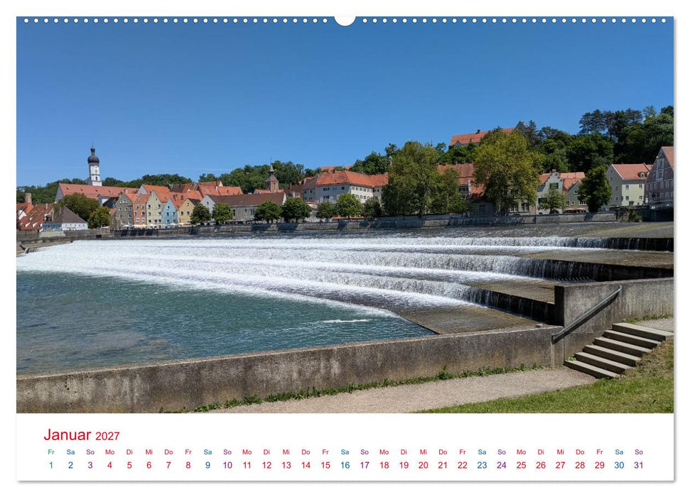 Hier fühle ich mich zuhause - Landsberg am Lech und Ammersee (CALVENDO Premium Wandkalender 2027)