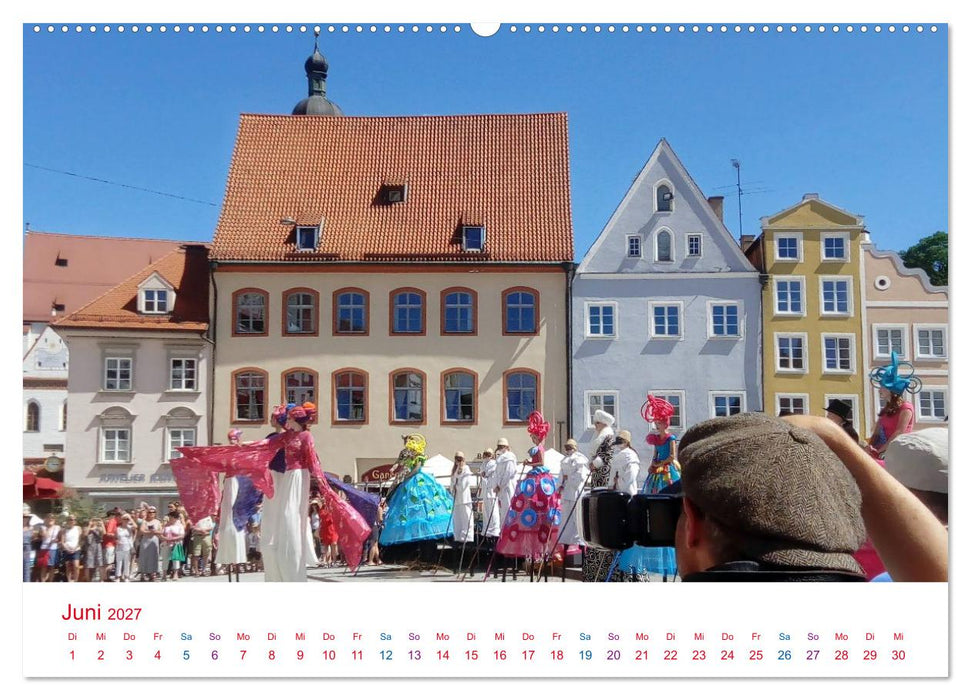 Hier fühle ich mich zuhause - Landsberg am Lech und Ammersee (CALVENDO Premium Wandkalender 2027)