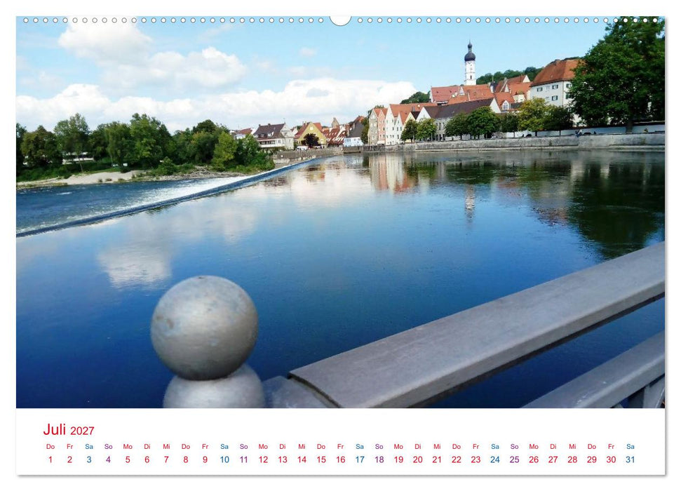 Hier fühle ich mich zuhause - Landsberg am Lech und Ammersee (CALVENDO Premium Wandkalender 2027)