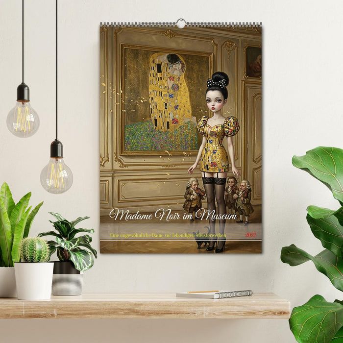 Madame Noir im Museum (CALVENDO Wandkalender 2027)