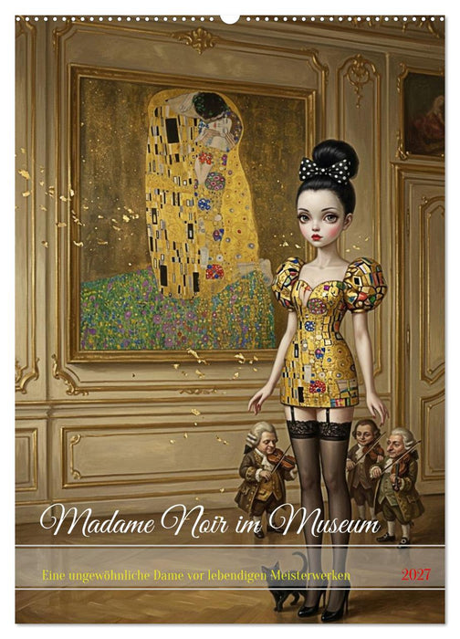 Madame Noir im Museum (CALVENDO Wandkalender 2027)