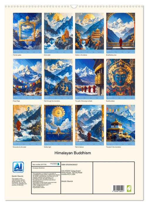 Himalayan Buddhism (CALVENDO Monthly Calendar 2027)