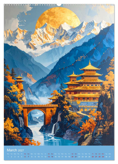 Himalayan Buddhism (CALVENDO Monthly Calendar 2027)