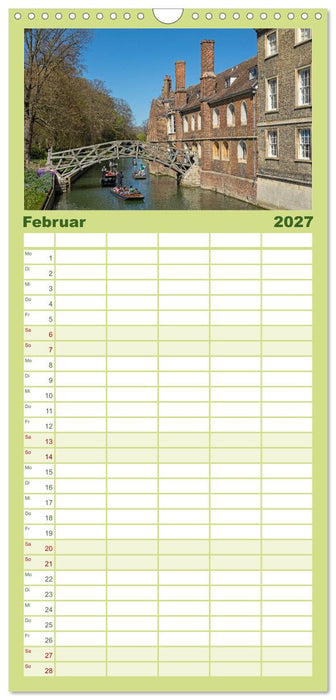 Sehenswertes in Oxford und Cambridge (CALVENDO Familienplaner 2027)